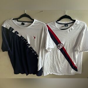 Bundle of 2 White Polo Shirts by US Polo Assassin
